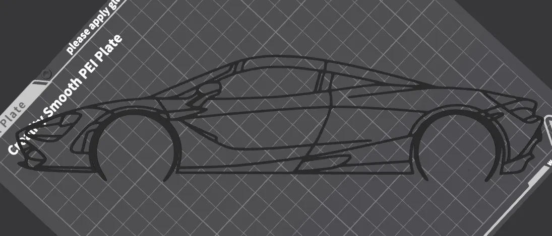 Mô hình trang trí tường McLaren 720S Spyder in 3D cực chất - Image 2