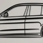 Tranh treo tường 3D mô hình xe BMW X3 M Competition 2022 cực chất