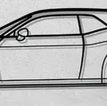 Mô hình trang trí tường Dodge Challenger SRT Hellcat (Wall Art) - Thumbnail 1