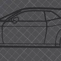 Mô hình trang trí tường Dodge Challenger SRT Hellcat (Wall Art) - Thumbnail 2