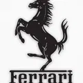 Mô hình trang trí tường logo Ferrari 3D in tại nhà - Thumbnail 1