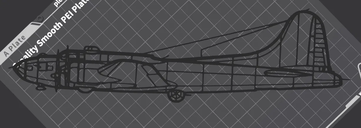 Mô hình trang trí tường Boeing B-17 Flying Fortress in 3D - Image 2