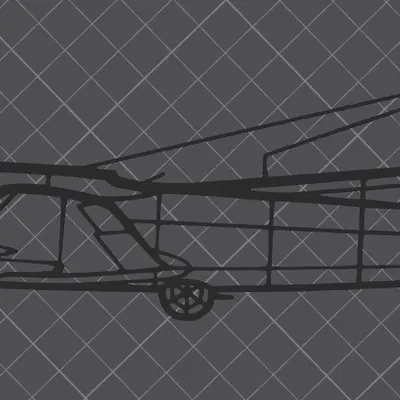 Mô hình trang trí tường Boeing B-17 Flying Fortress in 3D