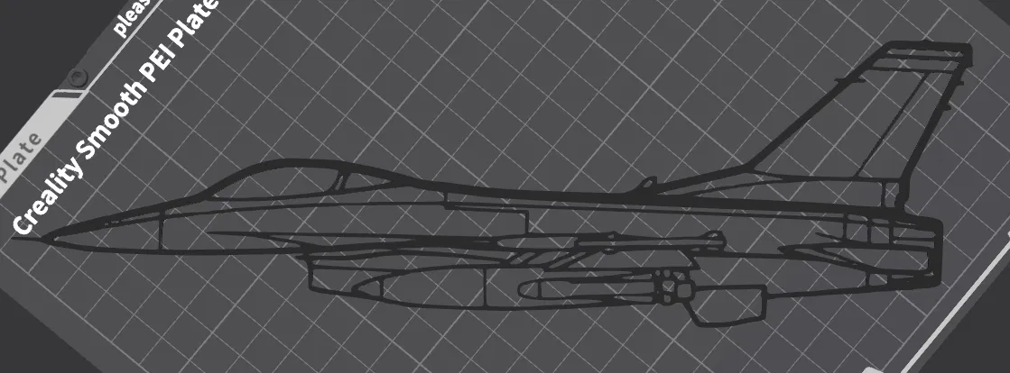 Mô hình trang trí tường máy bay Lockheed Martin F-16 ấn tượng - Image 2