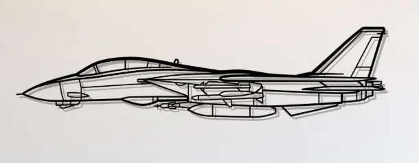 Mô hình trang trí tường máy bay chiến đấu F-14 Tomcat (STL) - Image 1