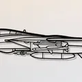 Mô hình trang trí tường máy bay chiến đấu F-14 Tomcat (STL) - Thumbnail 1