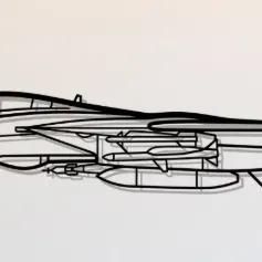 Mô hình trang trí tường máy bay chiến đấu F-14 Tomcat (STL)