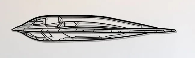 Mô hình trang trí tường B-2 Spirit Stealth Bomber in 3D - Image 1
