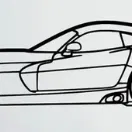 Mô hình trang trí tường Dodge Viper ACR cho dân mê xe 3D