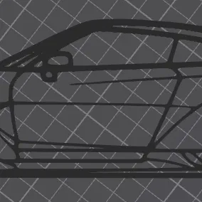 Mô hình trang trí tường Nissan GT-R R35 Liberty Walk 3D