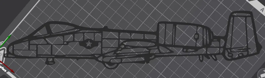 Trang trí treo tường A-10 Warthog - File in 3D nghệ thuật quân sự - Image 2