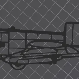 Trang trí treo tường A-10 Warthog - File in 3D nghệ thuật quân sự