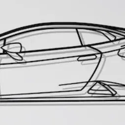 Mô hình trang trí tường Lamborghini Huracan (Wall Art) 3D