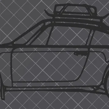 Mô hình trang trí tường 3D Porsche 911 Safari siêu ngầu