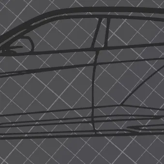 Mô hình treo tường Lamborghini Urus Performante in 3D nghệ thuật