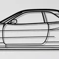 Mô hình trang trí treo tường Nissan Skyline GT-R R34 (File in 3D) - Thumbnail 1