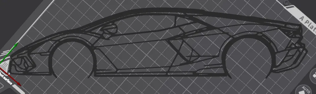 Mô hình treo tường Lamborghini Revuelto - File in 3D nghệ thuật độc đáo - Image 2