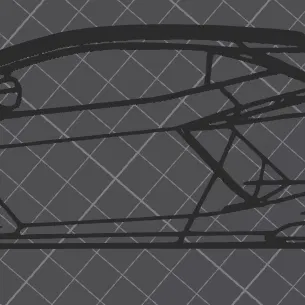 Mô hình treo tường Lamborghini Revuelto - File in 3D nghệ thuật độc đáo