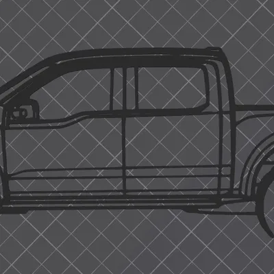 Mô hình trang trí tường Ford F-150 Raptor 2022 cực chất