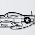 Mô hình treo tường P-51 Mustang thiết kế độc đáo cho dân mê máy bay - Thumbnail 1