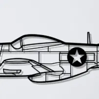 Mô hình treo tường P-51 Mustang thiết kế độc đáo cho dân mê máy bay