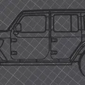 Mô hình trang trí tường Jeep Wrangler 392 XR (Wall Art) - Thumbnail 2