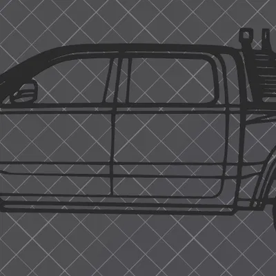 Tranh treo tường 3D Dodge RAM TRX 2022 - Mô hình trang trí cho dân chơi xe