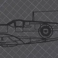 Mô hình trang trí tường máy bay Spitfire Mk. II - File in 3D - Thumbnail 2