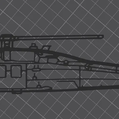 Mô hình trang trí treo tường trực thăng UH-60 Black Hawk