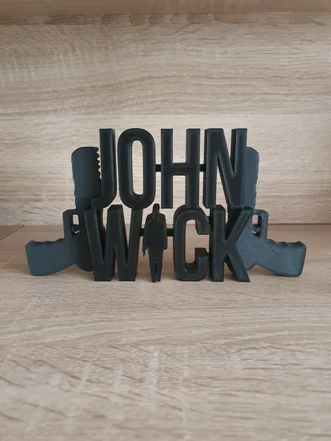 Mô hình Logo trưng bày John Wick tùy chỉnh - Image 1