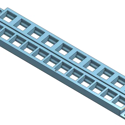 MiniRack 10-inch Blank Keystone Patch Panel