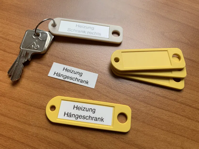 Thẻ đeo chìa khóa (Key ring tags) - Image 1
