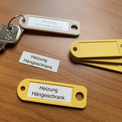 Thẻ đeo chìa khóa (Key ring tags)
