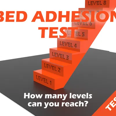 Mô hình kiểm tra độ bám dính bàn in 3D Bed Adhesion Test