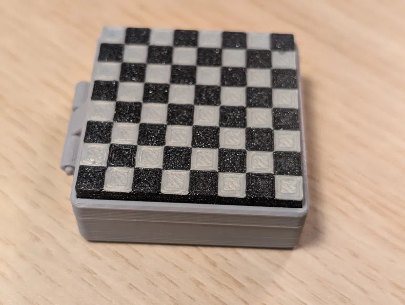 Bàn cờ du lịch mini (phiên bản hộp từ mô hình Chess Ring của Joe Turner) - Image 3