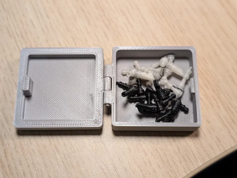 Bàn cờ du lịch mini (phiên bản hộp từ mô hình Chess Ring của Joe Turner) - Image 4