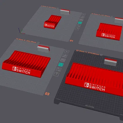 Giá Đựng Băng Nintendo Switch (Các phiên bản 5, 10, 15, 20 khe)