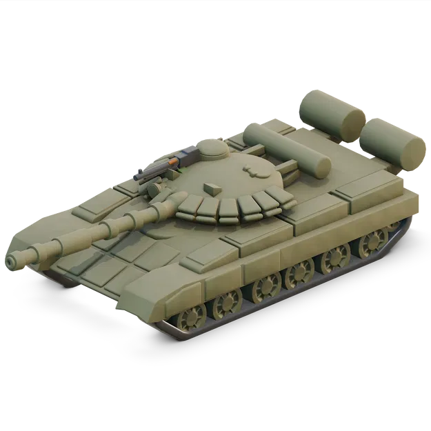 Down Range - Mô hình xe tăng T-80B/U - Image 1