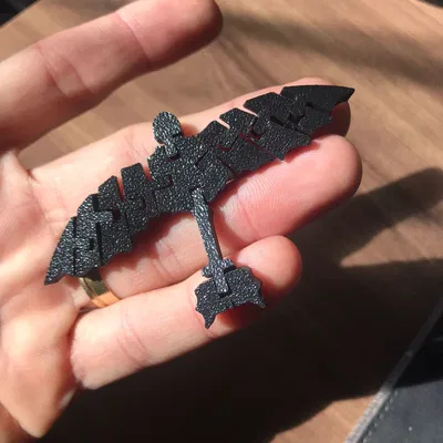 Mô hình khớp nối Night Dragon – In trực tiếp không cần support