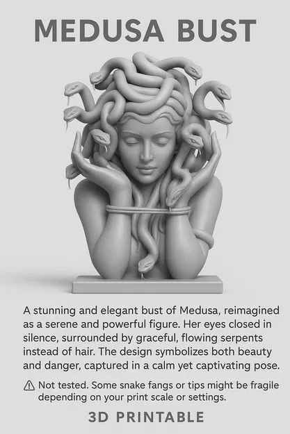 Tượng Bán Thân Medusa - Image 1