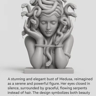 Tượng Bán Thân Medusa