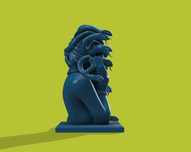 Tượng Bán Thân Medusa - Image 4