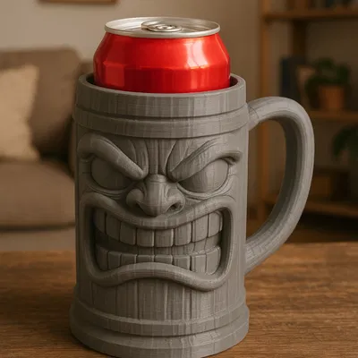 Giá đỡ cốc Tiki – Mô hình in 3D