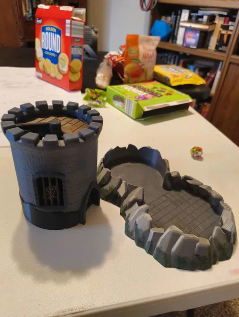 Tháp đổ xúc xắc Castle DND kèm nhà tù cho game thủ - Image 2