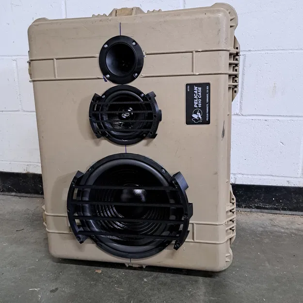 Lưới bảo vệ loa phong cách thanh chắn tùy biến - Image 3