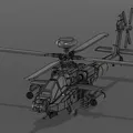 Mô hình trực thăng AH-64D Apache Longbow tỉ lệ 1:50 - Thumbnail 1