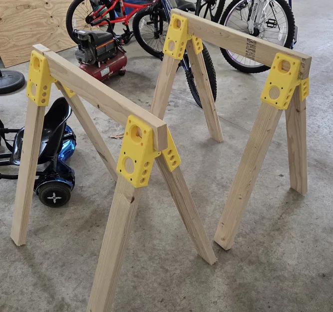 Pát Gấp Đa Năng Cho Giá Đỡ Cưa (Saw Horse Folding Bracket) - Image 2