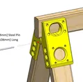 Pát Gấp Đa Năng Cho Giá Đỡ Cưa (Saw Horse Folding Bracket) - Thumbnail 7
