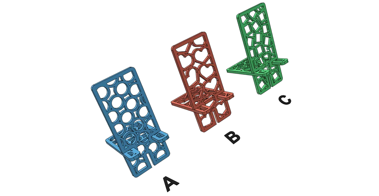 Giá đỡ điện thoại gấp gọn, siêu tiện lợi, dễ in - Image 7