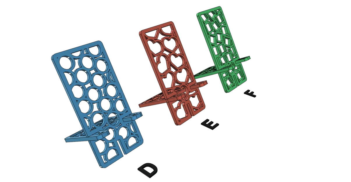 Giá đỡ điện thoại gấp gọn, siêu tiện lợi, dễ in - Image 8